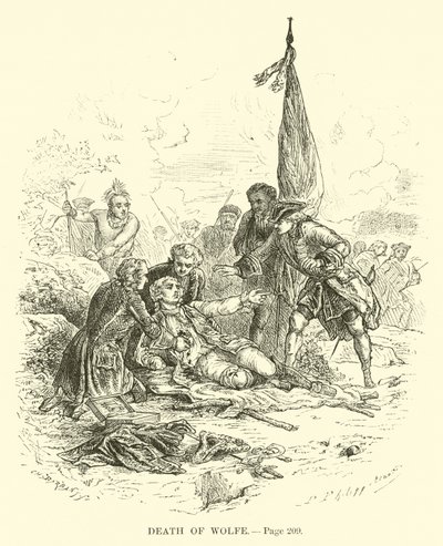 Morte di Wolfe da French School