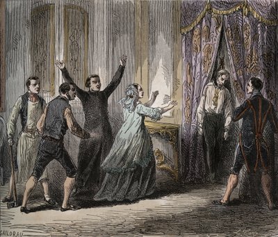 Morte di Louis Henri Joseph de Bourbon, Principe di Condé (Louis VI Henry di Bourbon Condé) da French School