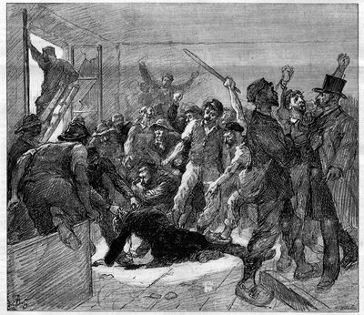 Sciopero dei minatori di Decazeville (Aveyron) nel 1886: l