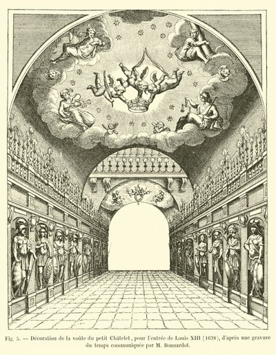 Decorazione della volta del piccolo Chatelet, per l