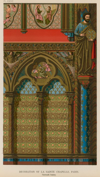 Decorazione della Sainte Chapelle, Parigi da French School