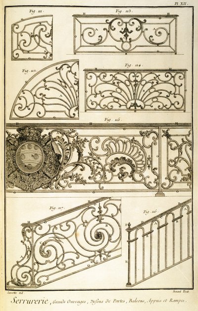 Ferro decorativo, dall