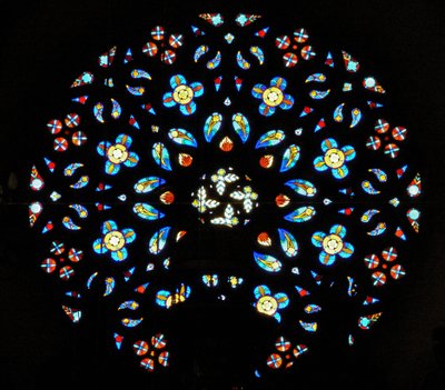 Vetrata decorativa da French School