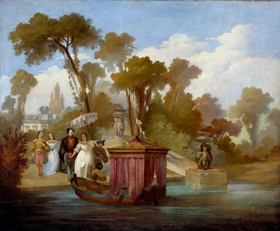 Partenza per la passeggiata (nel XVI secolo) da French School
