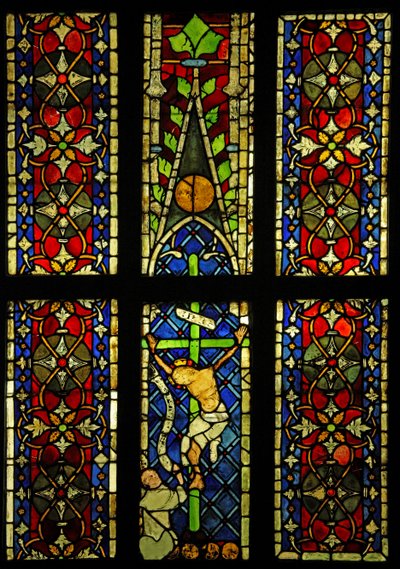 La Crocifissione, originariamente dalla chiesa dei Francescani a Colmar? da French School
