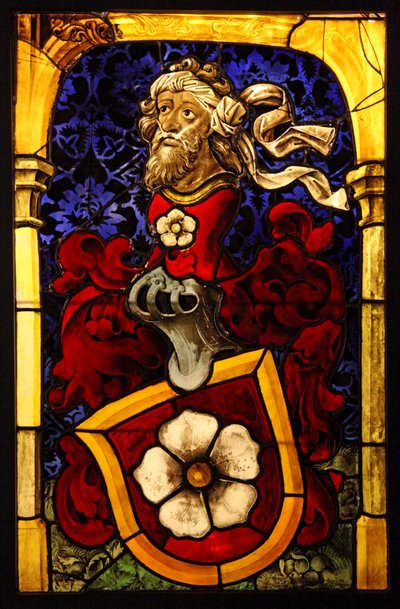 Stemma della famiglia Mullenheim, c.1467. ex bottega di Peter Hemel; Alsazia da French School