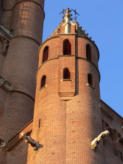 Raffigurazione della torre più piccola e della base della torre ovest da French School