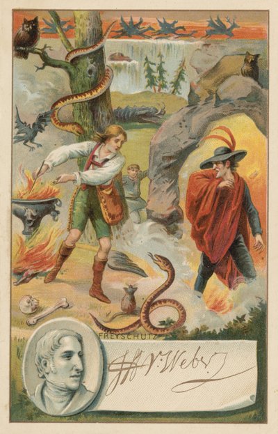Der Freischütz, opera di Carl Maria von Weber da French School