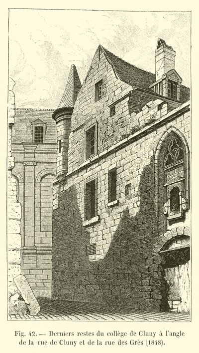 Ultimi resti del collegio di Cluny all