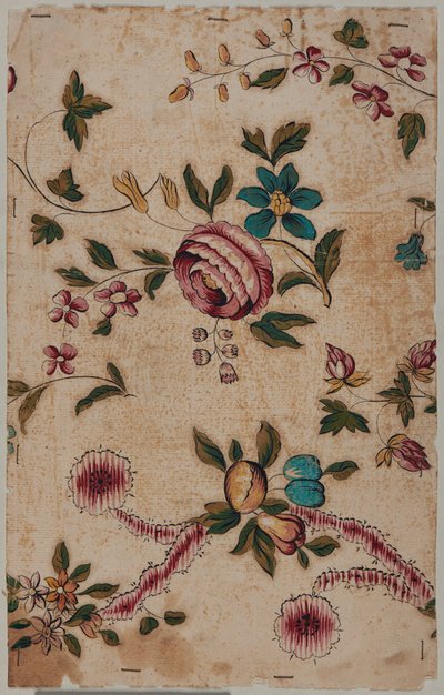 Disegno di design, fine XVIII secolo da French School