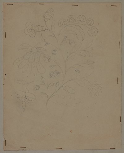 Disegno di design, fine XVIII secolo da French School