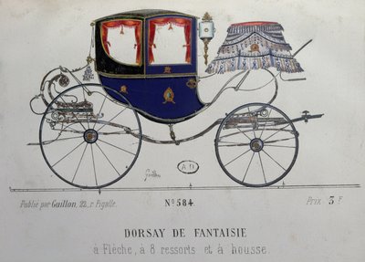 Design per una Coupe Dorsay de Fantaisie da French School