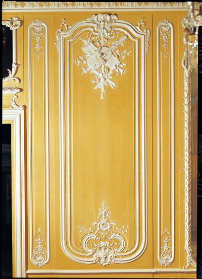 Dettaglio di un pannello dalla Sala Gialla, Hotel des Stuart d