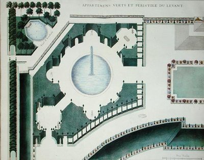 (dettaglio) dei Giardini di Marly da French School