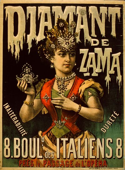 Poster Diamant De Zama da French School