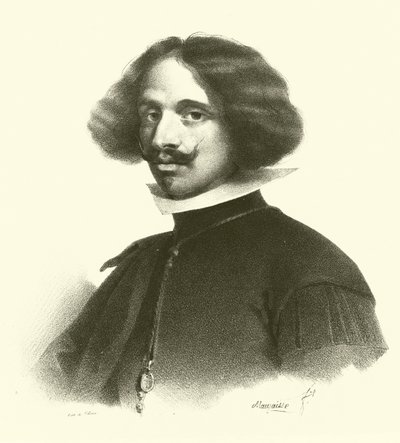 Diego Rodriguez de Silva y Velazquez, ritratto da French School