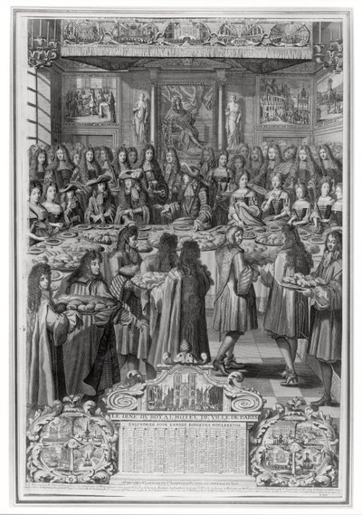 Cena di Luigi XIV (1638-1715) all