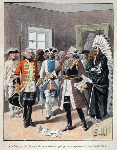 Scoperta del Canada: Louis de Buade, Conte di Frontenac riceve l