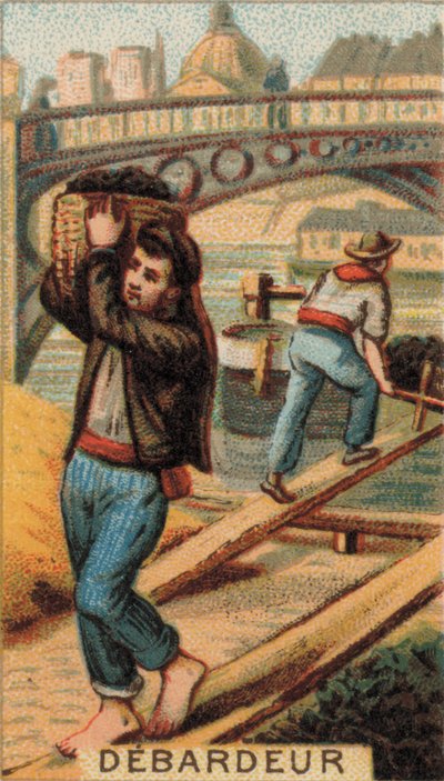 Docker che scaricano una chiatta (chromolitho) da French School
