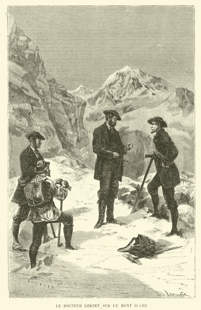 Dottor Lortet sul Monte Bianco da French School