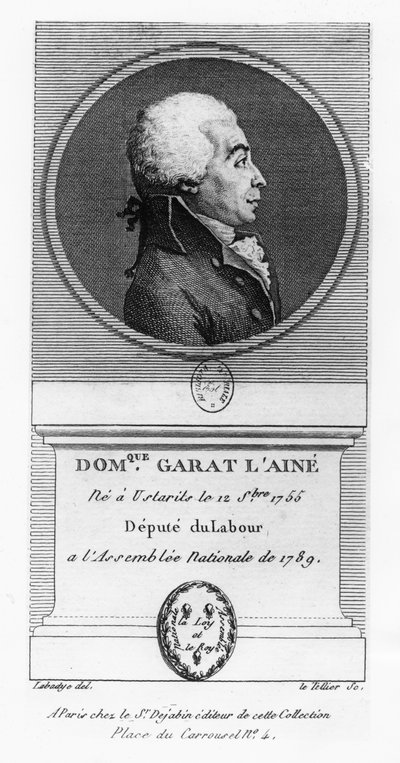 Dominique-Joseph, Conte de Garat da French School