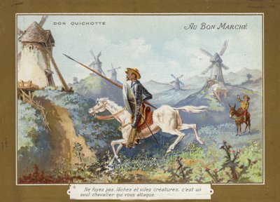 Don Chisciotte a cavallo da French School