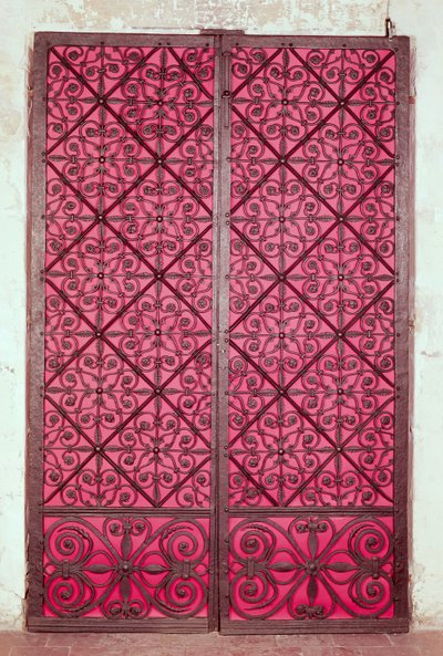 Porta del coro della Cattedrale di Rouen (ferro) da French School
