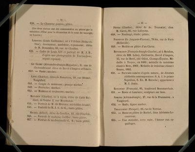 Doppia pagina dal Salon des Refusés, 1863 da French School