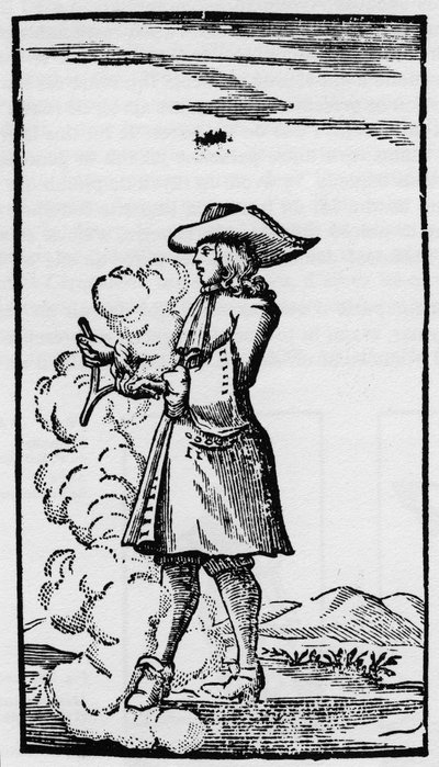 Rabdomante con bacchetta divinatoria - Rabdomanzia - Spiegazione della bacchetta in 