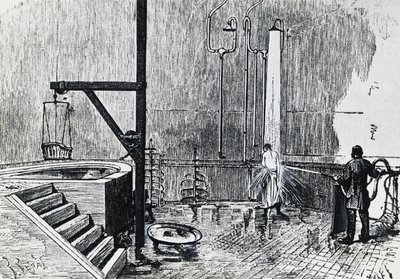 Stabilimento di idroterapia del Dr Duval nel quartiere Chaillot, Parigi da French School