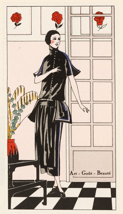 Abito disegnato da Jean Patou da French School