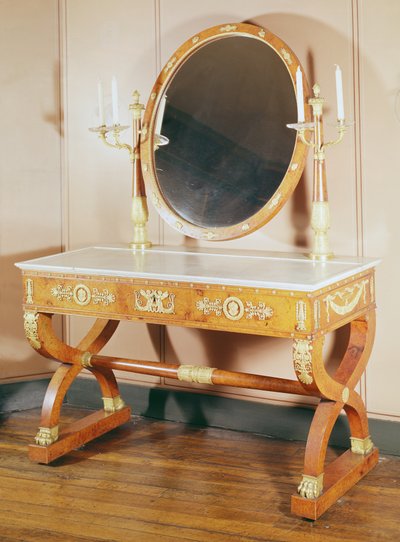Tavolo da toeletta, stile Primo Impero (legno) da French School