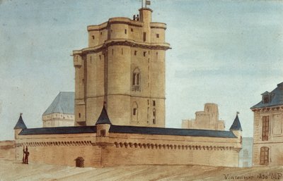 Prigione del castello di Vincennes da French School