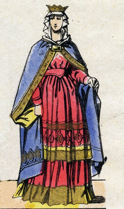 Ritratto di Adele di Savoia (Alix o Adelaide di Moriana) da French School