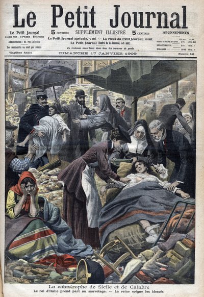 Terremoto in Sicilia, Calabria 1909 - 