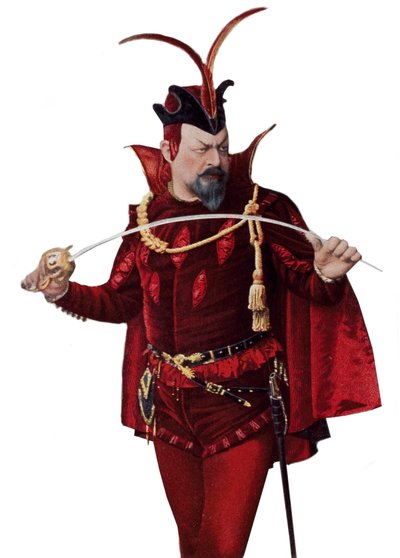 Edouard de Reszke nel ruolo di Mefistofele - Edouard de Reszke nel ruolo di Mefistofele in 