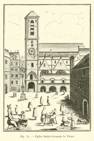 Chiesa di Saint-Germain le Vieux da French School