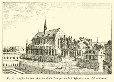 Chiesa dei Bernardini, fac-simile di un
