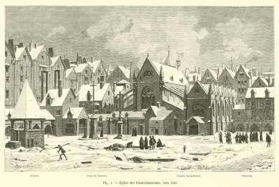 Chiesa dei Santi Innocenti, verso il 1550 da French School