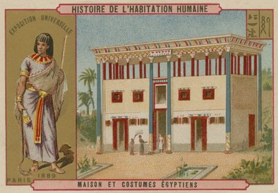 Casa e costumi egiziani da French School