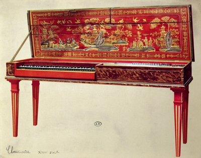 Clavicordo del XVIII secolo da French School