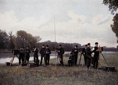 Telegrafia Elettrica e Ottica - in "Military Album" da French School