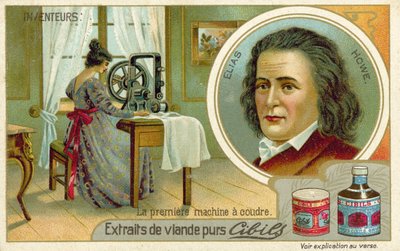 Elias Howe, inventore della prima macchina da cucire da French School