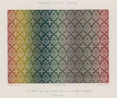 Tessuti ricamati della Francia del XIV secolo da French School