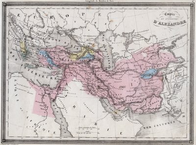 Impero e spedizione di Alessandro Magno - Tavola da 