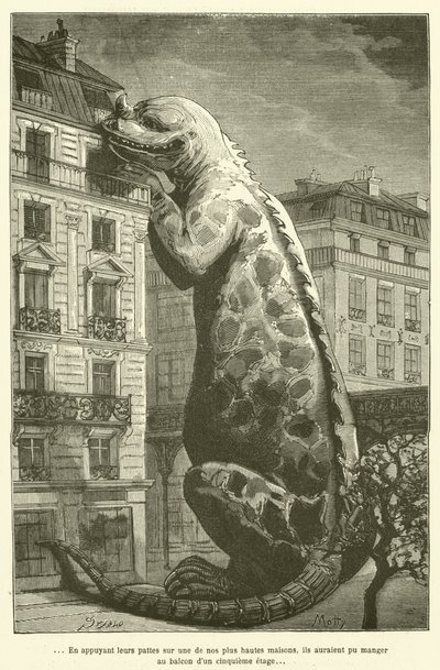 ... Appoggiando le loro zampe su una delle nostre case più alte, avrebbero potuto mangiare al balcone di un quinto piano da French School