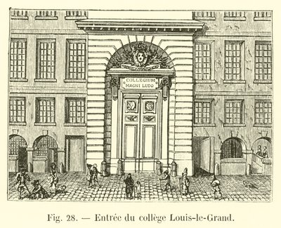 Ingresso del collegio Louis-le-Grand da French School