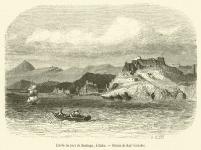 Ingresso del porto di Santiago, a Cuba da French School