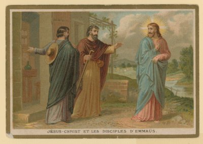 Episodio nella vita di Gesù Cristo (cromolitografia) da French School