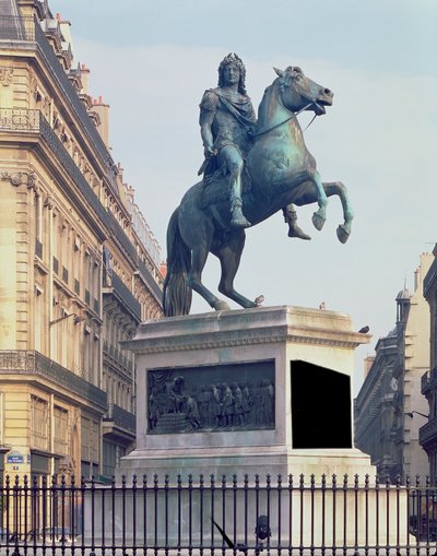 Statua equestre di re Luigi XIV (1816-22) da French School